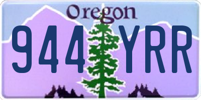 OR license plate 944YRR