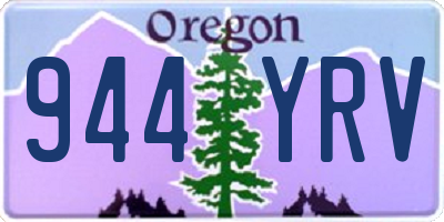 OR license plate 944YRV