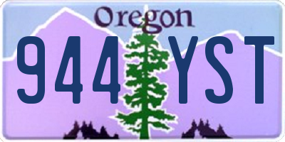 OR license plate 944YST