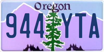OR license plate 944YTA
