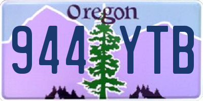 OR license plate 944YTB