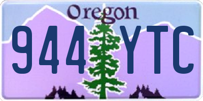 OR license plate 944YTC