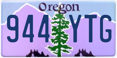 OR license plate 944YTG
