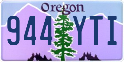 OR license plate 944YTI