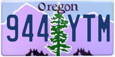 OR license plate 944YTM