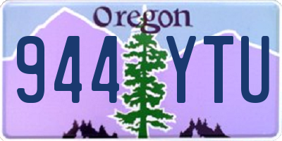 OR license plate 944YTU