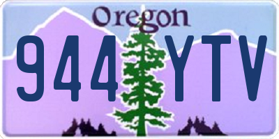 OR license plate 944YTV