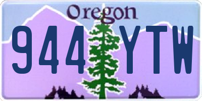 OR license plate 944YTW