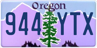 OR license plate 944YTX