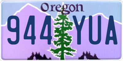 OR license plate 944YUA