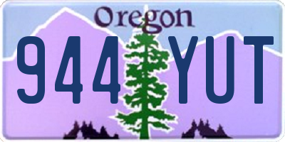 OR license plate 944YUT