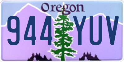 OR license plate 944YUV