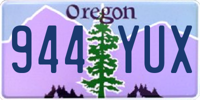 OR license plate 944YUX