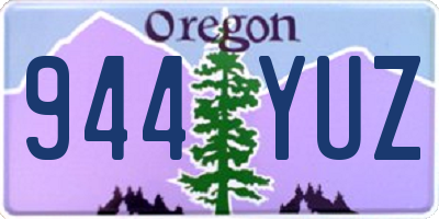 OR license plate 944YUZ