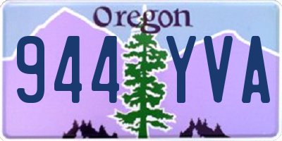 OR license plate 944YVA