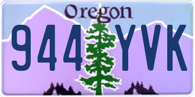 OR license plate 944YVK