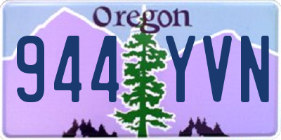 OR license plate 944YVN