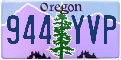 OR license plate 944YVP
