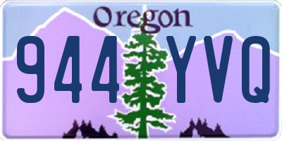 OR license plate 944YVQ