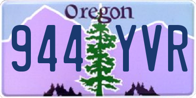 OR license plate 944YVR