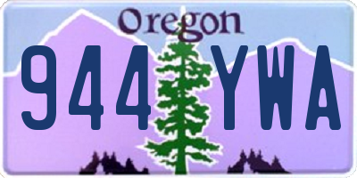 OR license plate 944YWA