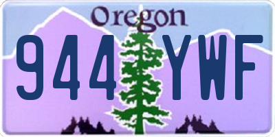 OR license plate 944YWF