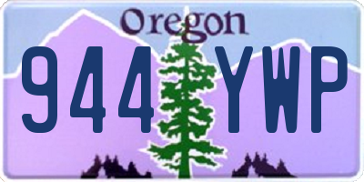 OR license plate 944YWP