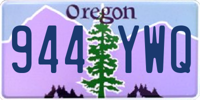 OR license plate 944YWQ