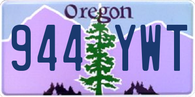 OR license plate 944YWT