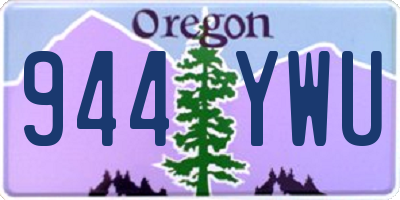 OR license plate 944YWU
