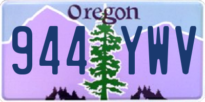 OR license plate 944YWV