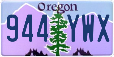 OR license plate 944YWX