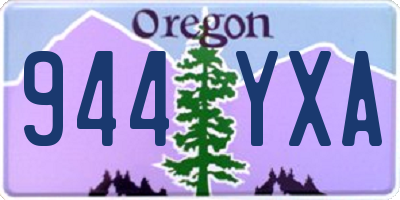 OR license plate 944YXA