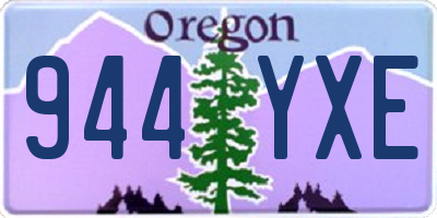 OR license plate 944YXE