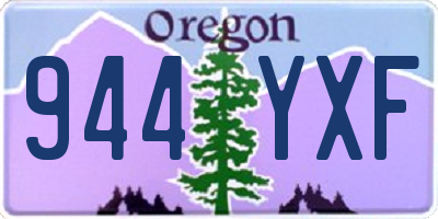 OR license plate 944YXF