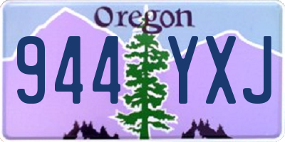 OR license plate 944YXJ