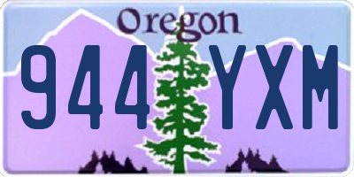 OR license plate 944YXM