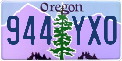 OR license plate 944YXO