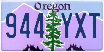 OR license plate 944YXT
