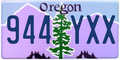 OR license plate 944YXX