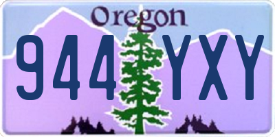 OR license plate 944YXY