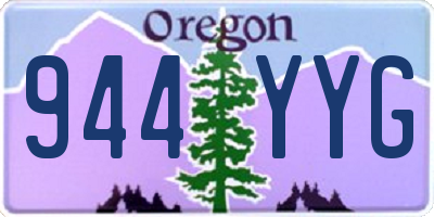 OR license plate 944YYG