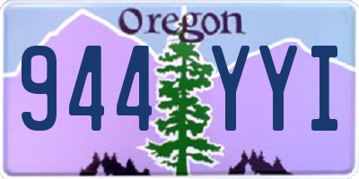OR license plate 944YYI