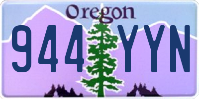 OR license plate 944YYN