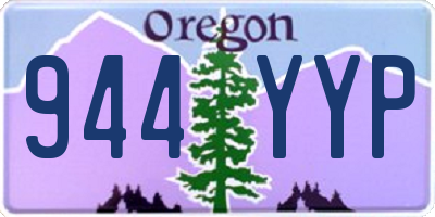OR license plate 944YYP