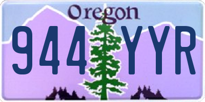 OR license plate 944YYR