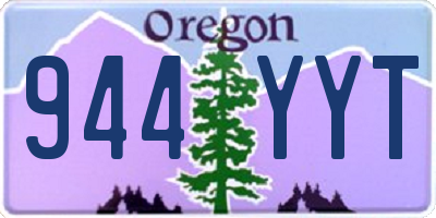 OR license plate 944YYT
