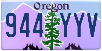 OR license plate 944YYV