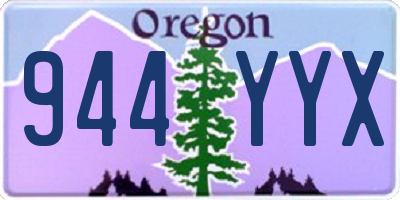 OR license plate 944YYX