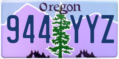 OR license plate 944YYZ